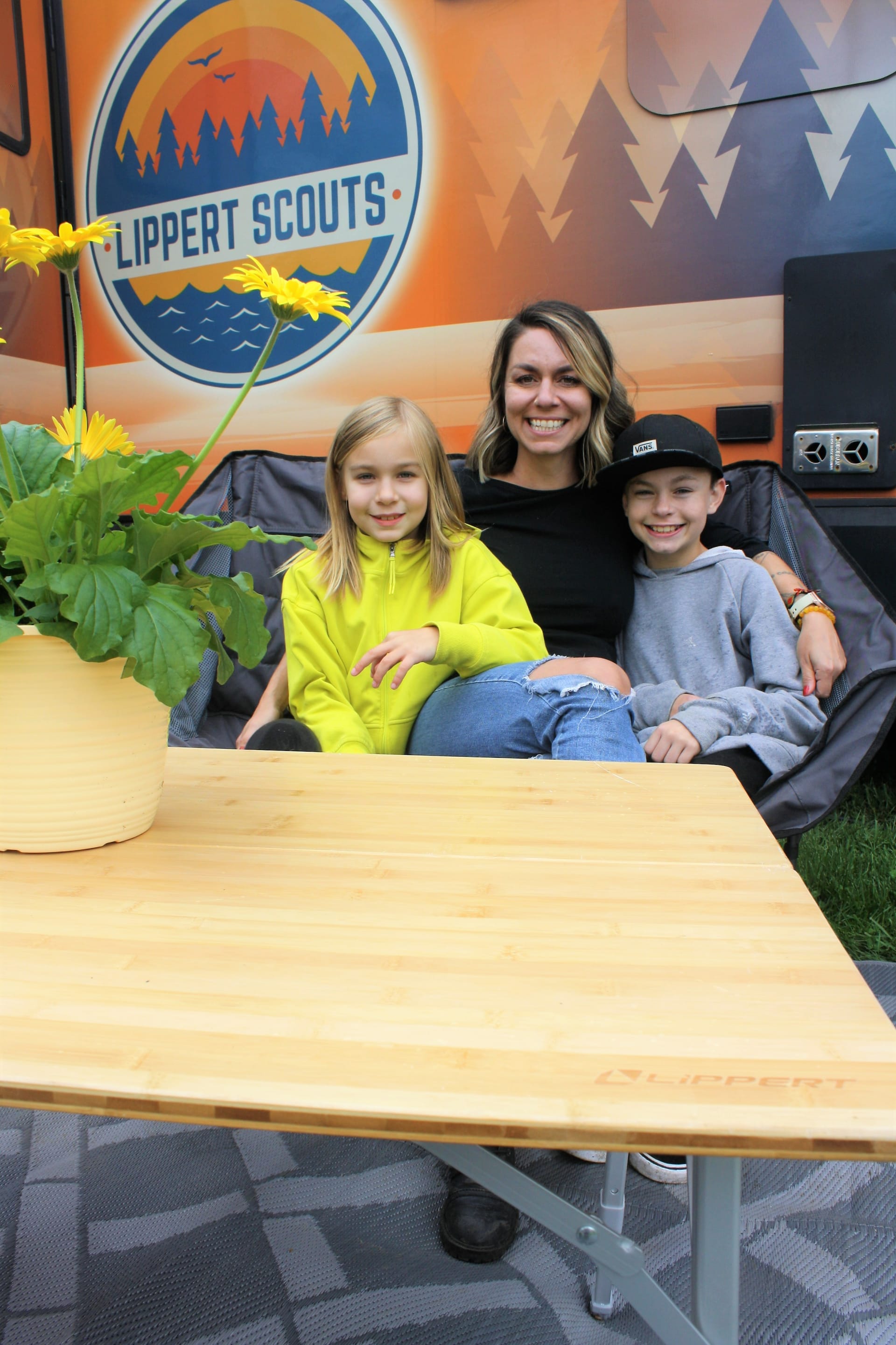 Lippert Scouts Community RV Mom and Kids